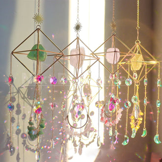 Colorful Crystal Sun Catcher Decor