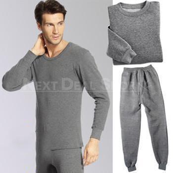 Comfort Fit Men's Thermal Top & Bottom Underwear Set - Stay Warm this ...