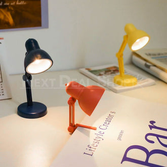 Compact LED Nordic Table Lamp with Clip and Magnetic Base