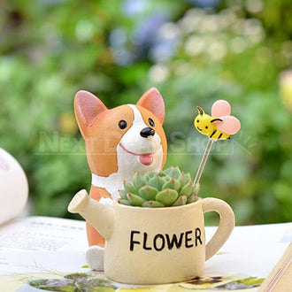 Cute Puppy Flower Pot