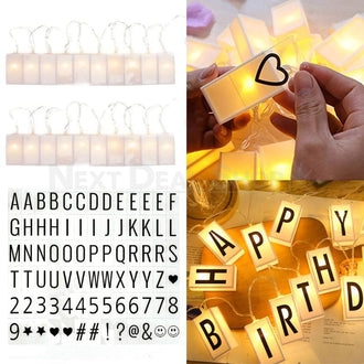 DIY Letter Light Box LED String Light