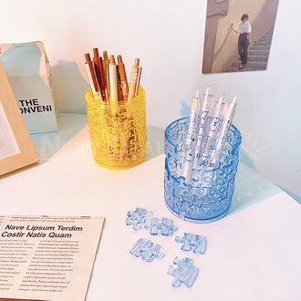 DIY Puzzle Pen Holder
