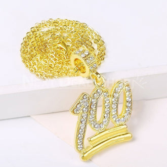 Diamante Pendant Fashion Necklace