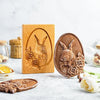 Easter Carved Wooden Cookie Mold-Next Deal Shop-Bunny with Roses-Next Deal Shop