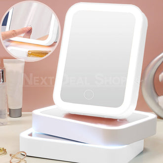 Easy Travel Makeup Mirror with LED