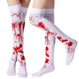 Halloween Bloody High Knee Stockings