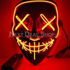 Halloween EL Wire Mask-Next Deal Shop-Red EL Wire-Next Deal Shop