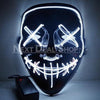Halloween EL Wire Mask-Next Deal Shop-White EL Wire-Next Deal Shop