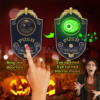 Halloween Light Up Eyeball Doorbell - Prank Your Guests!