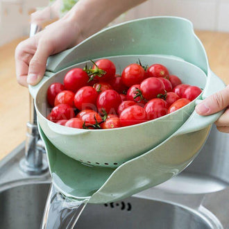 Multi-Function Double Drain Colander