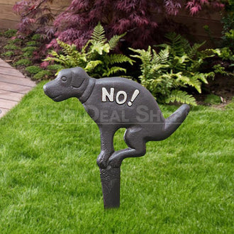 No Pooping! Stake Sign