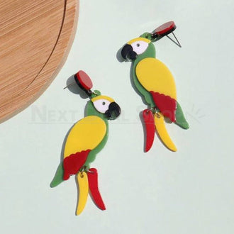 Parrot Drop Earrings