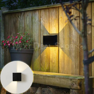 Premium Aluminum LED Outdoor Waterproof Cube Wall Lamp