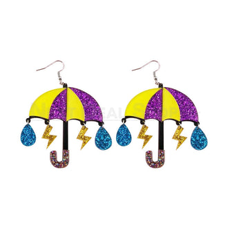Rainy Day Glitter Earrings