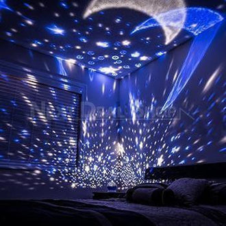 Self-Rotating Constellation Night Projector Lamp - Bring the Galaxy Home!