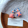 Smiley Clown with Felt Ball Earrings-Next Deal Shop-Next Deal Shop