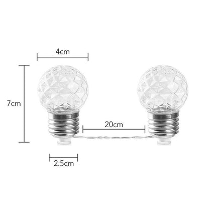 10 LEDs Solar Powered Crystal Globe String Light-View 13-Next Deal Shop