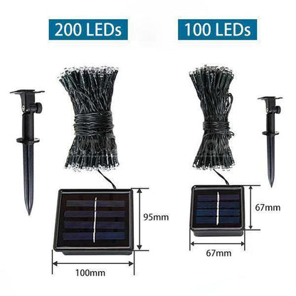 Solar-Powered LED Fairy Lights-Warm White-100 LED-View 13-Next Deal Shop