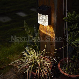 Solar-Powered LED Bubble Wall Light