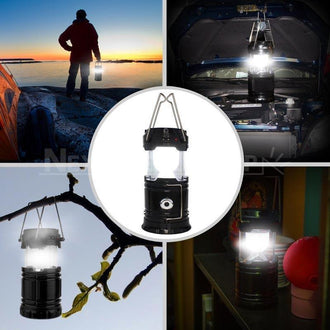 Solar-Powered LED Camping Lantern - Perfect for Hiking, Camping, Emergencies!