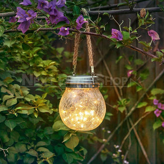 Solar-Powered LED Fairy Light Globe