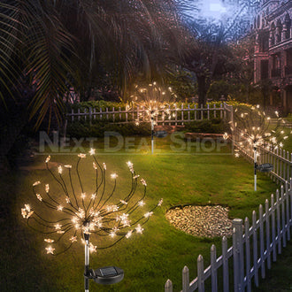 Solar-Powered LED Star Stake Lights