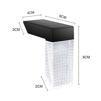 2 Pack - Solar Powered Outdoor Deck Fence Light-View 7-Next Deal Shop