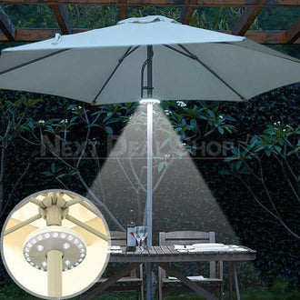 Super Bright Patio LED Umbrella Light - A Must Have for Outdoor Activities!