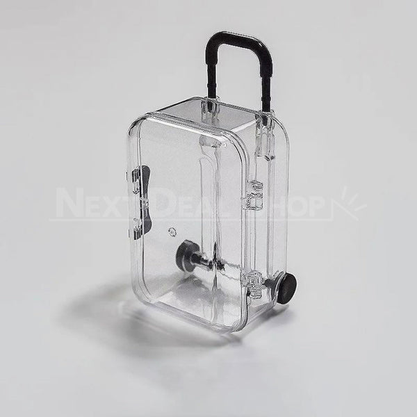 Transparent Mini-Suitcase Storage Box Decoration-Next Deal Shop-Next Deal Shop