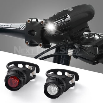USB Rechargeable Bike Headlight and Tail Lights