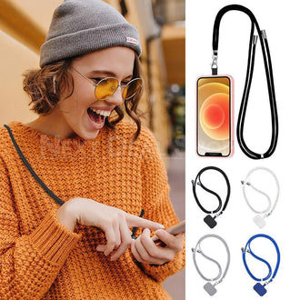 Universal Crossbody Patch Phone Add-on Lanyard