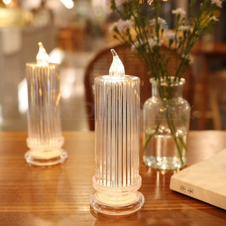 Warm White LED Diamond Candle Table Lamp