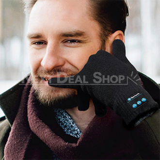 Wireless Bluetooth Gloves with Built-in Speaker and Mic