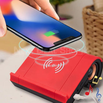 Wireless Phone Charger with Bluetooth Speaker