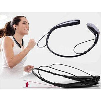 Wireless Stereo Neckband Headset (Black)