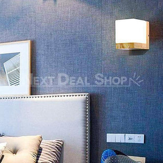 Wooden Cube Glass Lampshade